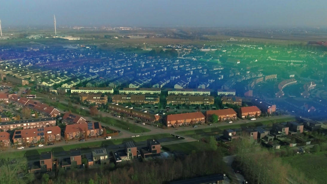 De energietransitie in gang in Nederland.