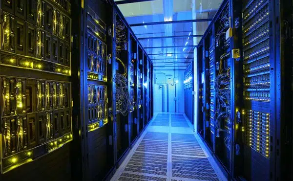 Datacenter waar gebruik wordt gemaakt van een warmte-oplossing.