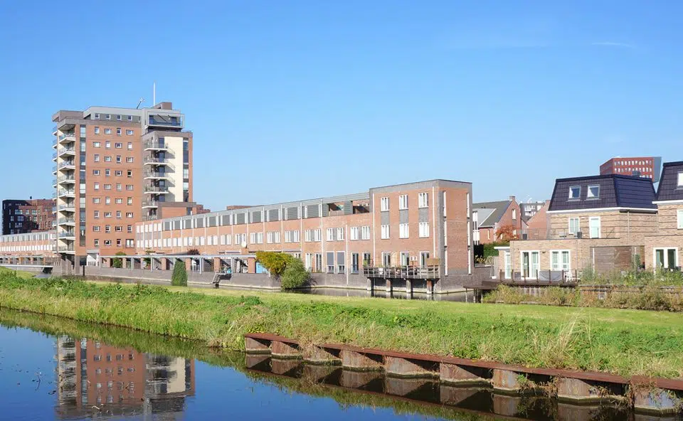 Wijk die gebruik maakt van aquathermie.