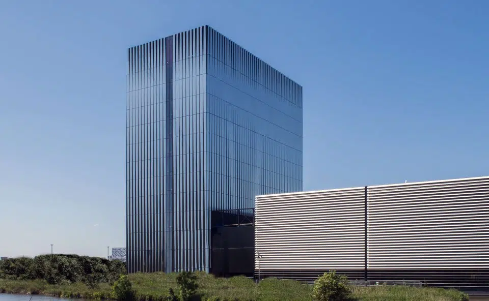 Foto van datacenter waar gebruik wordt gemaakt van de restwarmte.