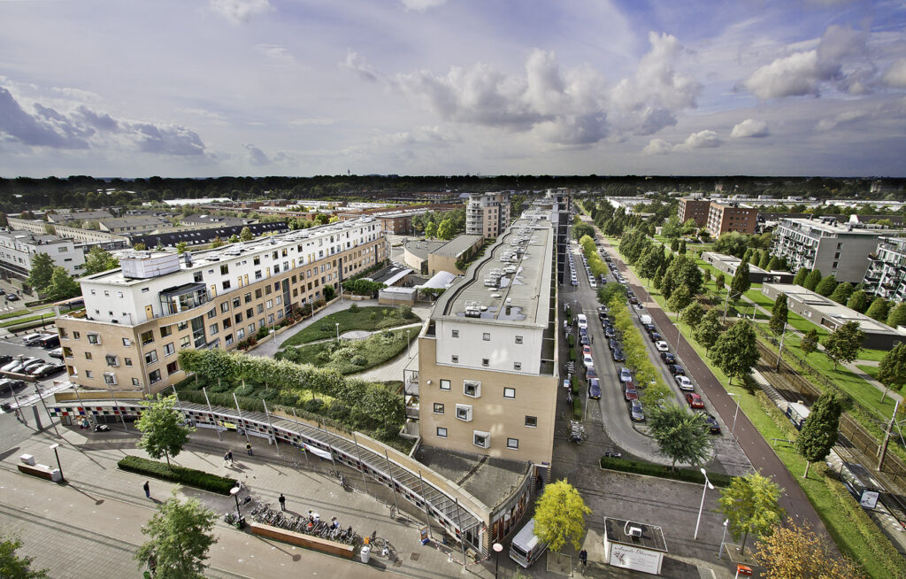 Foto collectief warmtenet in Schalkwijk in Haarlem.
