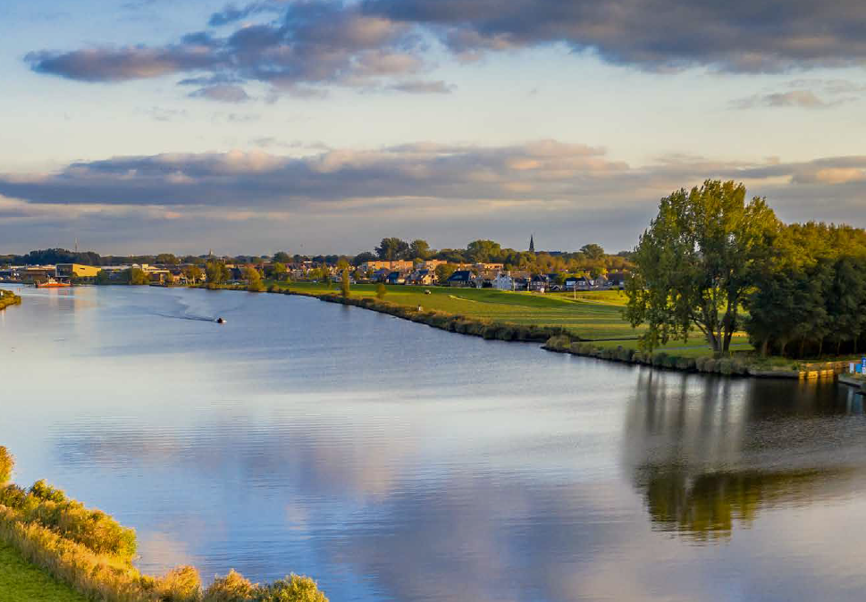 Foto van wijk in Zutphen met mogelijk gebruik warmtenet met warmtethermie.
