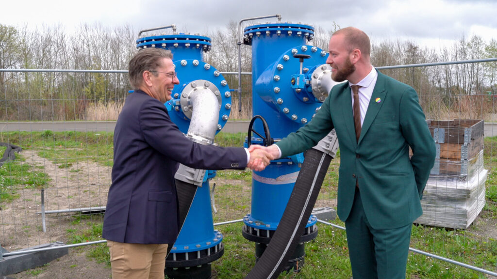 Opening van het warmtenet Waterfront Harderwijk door Firan.